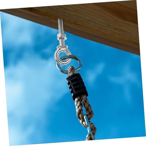Boulon À Œil De Levage Inox M10 X 100 mm 316 Vis À Anneau Pivotant Avec Écrou Et Rondelle Fixation Pour Bateau Quai Extérieur Et Milieu Humide