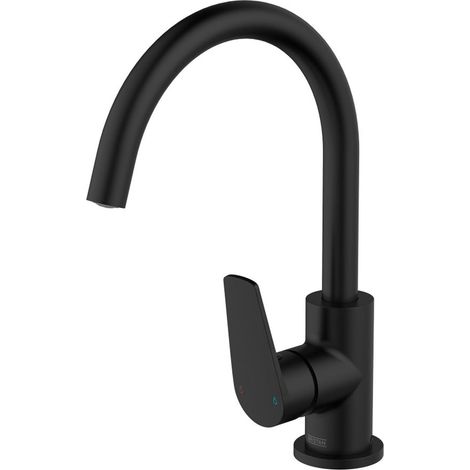 Bristan Raspberry EasyFit Mono Kitchen Sink Mixer Tap - Black