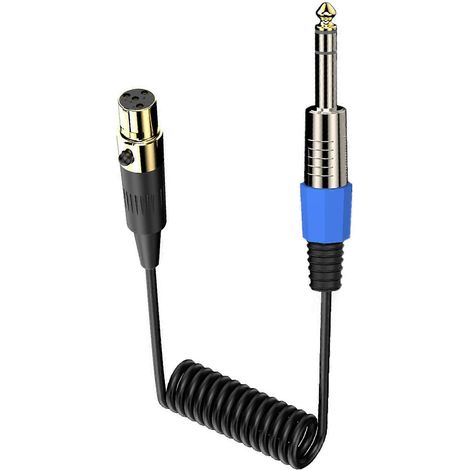 Câble adaptateur femelle-femelle 3,5 mm de qualité studio, câble adaptateur audio mono, accessoire de mixage pour une reproduction sonore claire et un son multiton. (1/5)