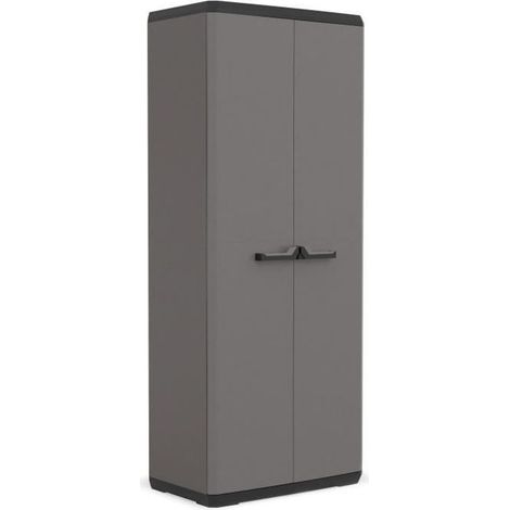 Keter Kunststoffschrank PIU hoch 166 x 68 x 39cm Mehrzweckschrank Garten Schrank