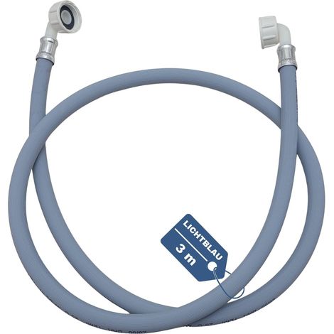 Tuyau Alimentation Machine Laver Lave Vaisselle - 1 Pièce - Coudé 90° - Raccord 3/4 Pouces - Universel - 3 Mètres (1/5)