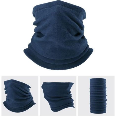 Cache-Nez - Demi-Masque En Polaire - Pour Cyclisme Ski Randonnée Course À Pied Escalade Snowboard - Taille Unique (1/4)