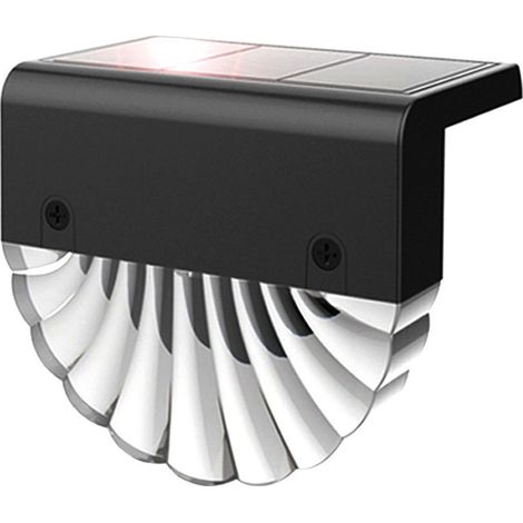 Lampe Solaire Extérieur Jardin,led Éclairage mural d'extérieur,2pack Blanc chaud + couleur RVB, lumières de clôture solaire pour Mur, Clôture, Terrasse, Jardin, Marche, Escalier (1/5)
