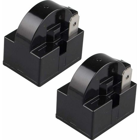 Lot de 2 relais de démarrage PTC 33 Ohm 220 V – 1 broche – Pour réfrigérateur et congélateur – Démarrage efficace des moteurs - QP2-33 (1/5)