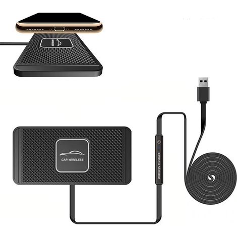 Qi induktive Autoladestation C1 universell schwarz