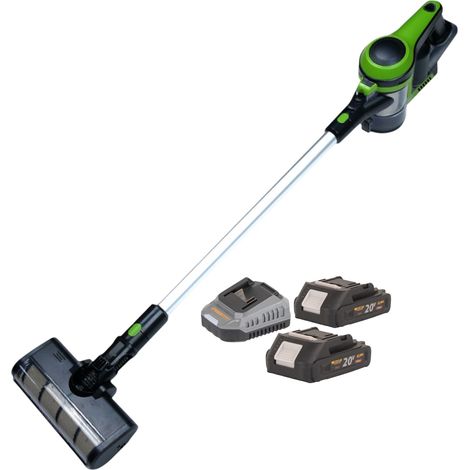 Aspiradora de mano con batería Procraft VP30 20 V 0,8 l sin escobillas + 2 baterías de 2,0 Ah + cargador