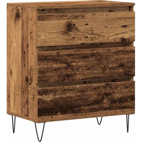 Maison Exclusive - Aparador Madera vieja 60 x 35 x 70 cm Madera d (1/5)