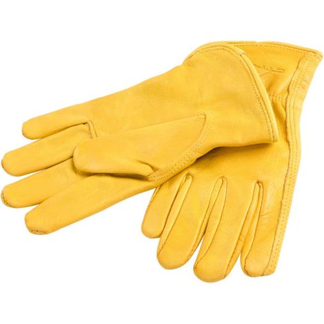 Gants de protection, barbecue, cyclisme, chauds, d'air, cuir jaune (1/5)
