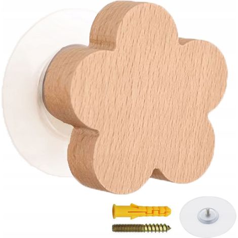 Perchero de pared con forma de flor para niños, decorativo y ornamental. (1/5)