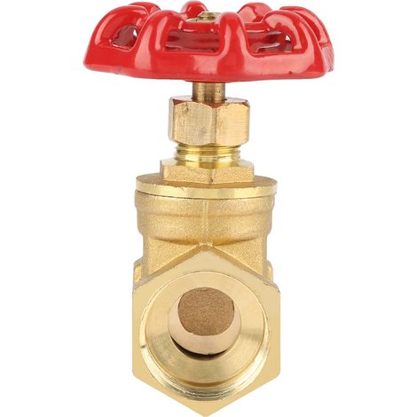 DN20 Messing-Absperrschieber BSPP G3/4 Drehschieberventil 232 PSI für Wasser, Öl und Gas (1/5)