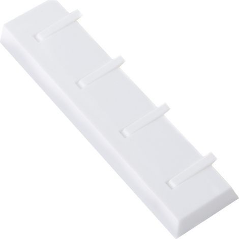 Gancho de pared sin taladro, gancho plegable, colgador de bolsos y sombreros, organizador colgante autoadhesivo para baño y cocina, nuevo (blanco) (1/5)