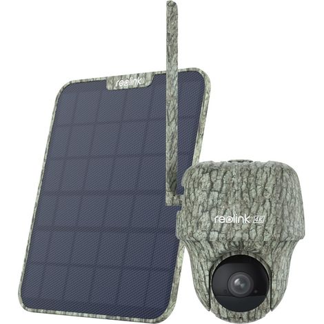 Reolink – Caméra de surveillance 4G LTE sur batterie – 4K UHD – Vision nocturne IR – Détection intelligente – Panneau solaire 6W – Audio bidirectionnel (1/5)