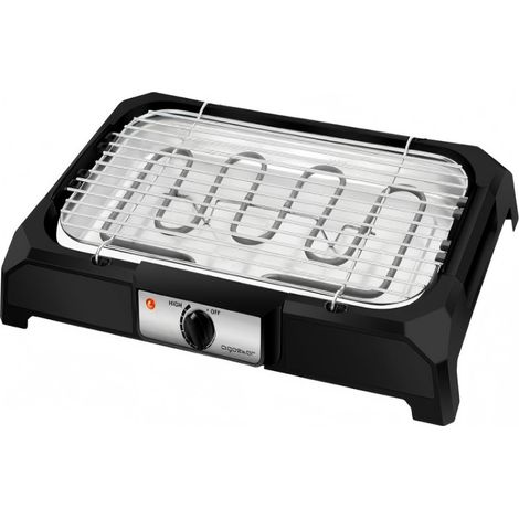 Barbecue électrique Aigostar 2000W de grande taille, barbecue électrique sans fumée, réglage de température pour la maison et le camping (1/2)