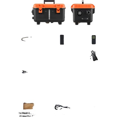 Chauffage Diesel, Design Portable, Chauffage Efficace, 8KW (1/2)