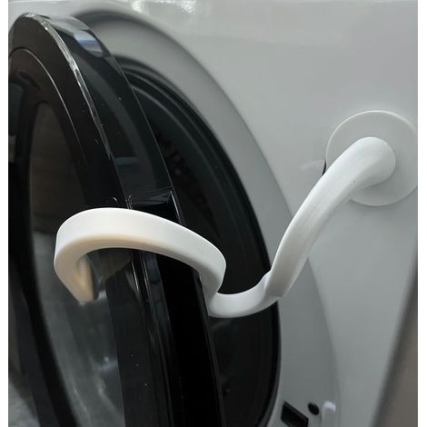 Support Magnétique pour Porte de Lave-Linge à Hublot – Flexible, Facile à Installer, Garde la Porte Entrouverte pour Éviter l'Humidité et la Moisissure – Compatible avec la Plupart des Machines (1/5)