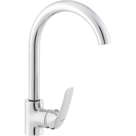S-Line Pro Küchenarmatur mit Dreharm, Standmontage, Chrom (SIKOBSLPRO280) (1/5)