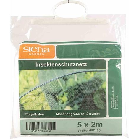 Insektennetz 5 x 2 m im Tragebeutel mit Etikett sehr engmaschig in Mono-Qualität (1/4)