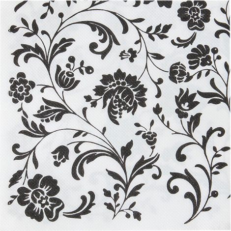 Papierservietten mit Blumenmuster, 60 Stück, Einweg, ideal für Snacks, Sommeressen, Hochzeiten, Geburtstage, Mädchenpartys und als Tischdekoration. (1/5)