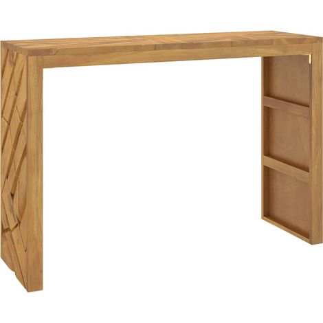 Table console,Table d'appoint,Bout de canapé 110x35x75 cm bois massif d'acacia CFW12871 (1/5)