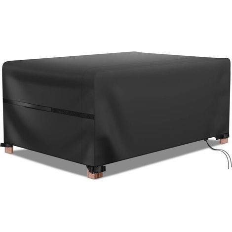 Housse Salon de Jardin, Housse De Protection Salon De Jardin Imperméable, Respirante, Coupe-Vent, Anti-UV, Housse Protection Oxford 420D Bache Table De Jardin Exterieur (180x120x74cm) (1/5)