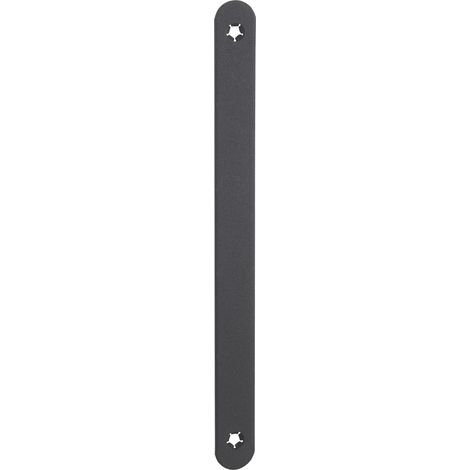 Thirard – Tétière de rénovation borgne 230x20x2.5 mm acier 1,5 mm – Pour serrure à encastrer – 1390