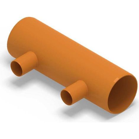 Distributeur thermique AWADUKT DN 630 BL 2 m, 2 raccords DN 250, centré