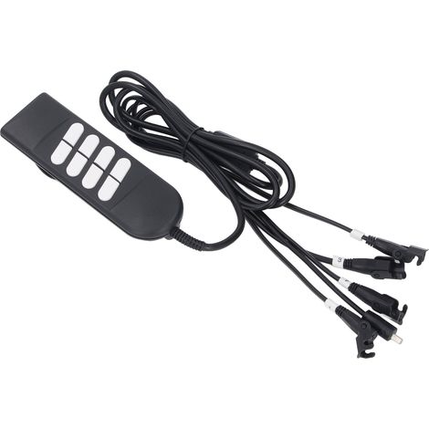 Télécommande pour fauteuil releveur électrique 8 boutons 5 broches contrôle 4 moteurs platique ABS remplacement (1/5)