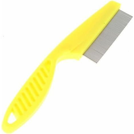 Tienda de mascotas, peine antipulgas cómodo de acero inoxidable, herramienta de aseo para gatos y perros, cepillo antipulgas – tipo BB (1/3)