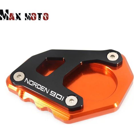 (Norden901 D) Compatible avec les motos Husqvarna 901 Norden 901 Norden901 2021 2022 2023. Béquille latérale CNC, extension et support. Maxpower (1/4)