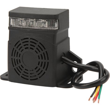 Avertisseur de recul 107dB 20W klaxon de marche arrière pour camions remorques engins de chantier (1/5)