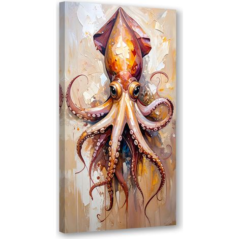 Wandbild Oktopus Ozean Natur 40x80 cm (1/5)