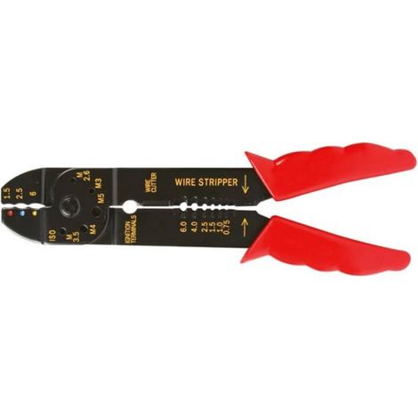 Pinza per capicorda e terminali isolati con manici in PVC (1/2)
