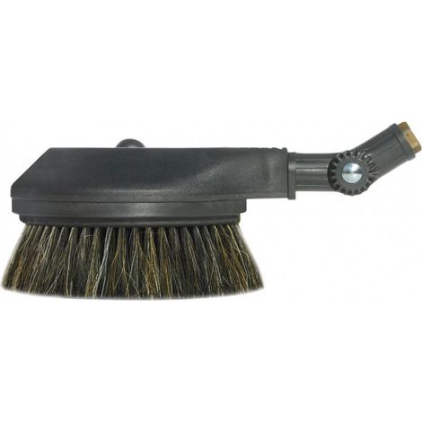 Brosse rotative articulée en crin 1/4F