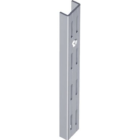 Panel de pared de 500 mm de aluminio blanco STA de dos hileras de perforación ELEMENT SYSTEM (Por 2)
