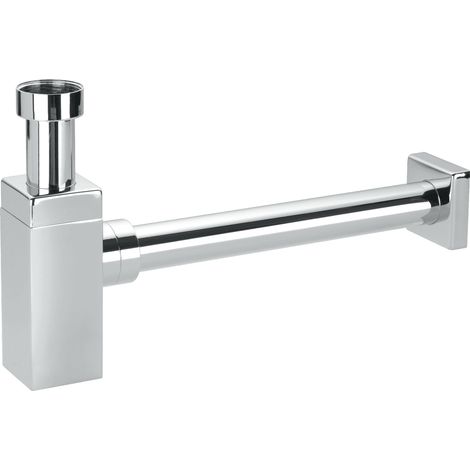 McAlpine CA32SQUK-CB Chrome Plated Brass Basin Kit with Square Bottle Trap