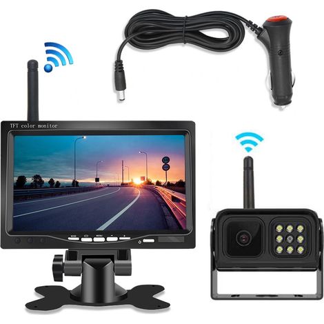 Moniteur sans fil intégré de 7 pouces pour fourgonnettes (1/5)