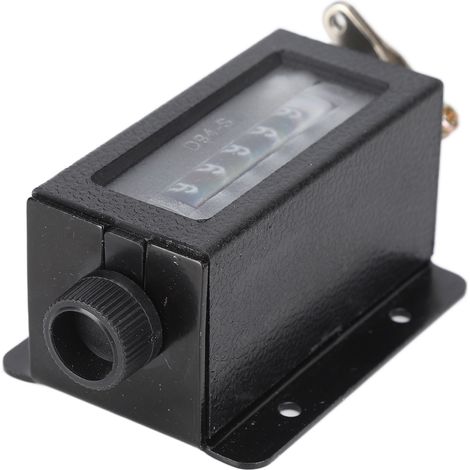Compteur mécanique à 6 chiffres à traction manuelle avec ressort pour presse à poinçonner D94‑S