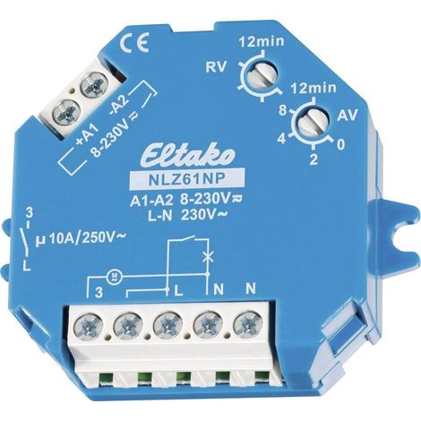 Eltako NLZ61NP-UC temporizador de disparo empotrado 230 V