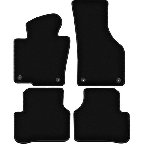 Tappetini BASIC in velluto nero per: Volkswagen Passat CC coupé (2008-2012) (1/5)