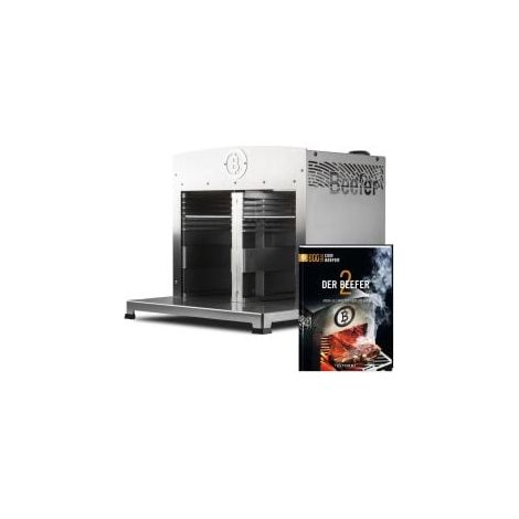 BEEFER Twin Pro DE/AT 20 NGH Erdgas mit Trennwand 800°C Oberhitzegrill mit Kochbuch "Der BEEFER 2" im Set - 1130012-Set2 (1/5)