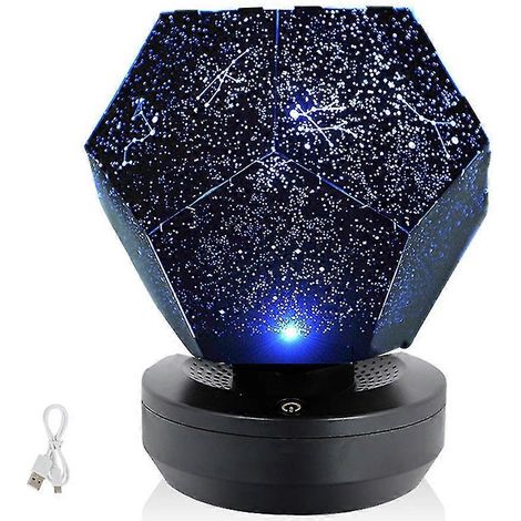 Proyector de cielo estrellado navideño con 60000 estrellas, lámpara de planetario para el hogar, para dormitorio, para armar uno mismo. (1/5)