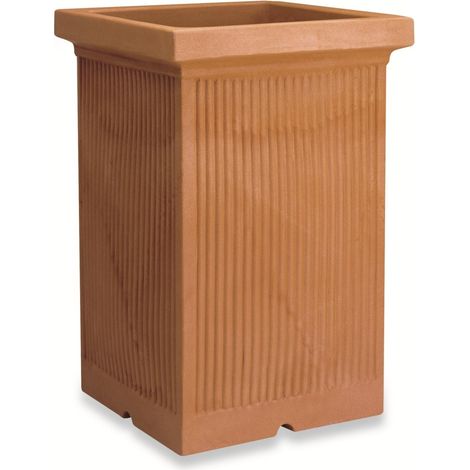 Pilone alto Resina Millerighe 41 cm. Anticato