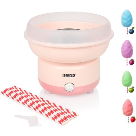 Princess macchina per zucchero filato 500w design compatto parti lavabili in lavastoviglie con bastoncini e misurino senza bpa piedini antiscivolo facile da usare 292990 (1/5)