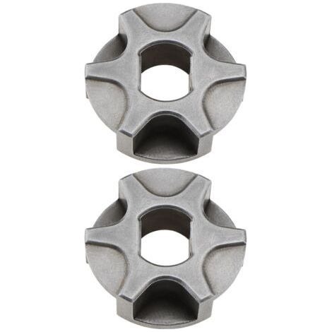 2 Pièces 3/8"pignon de Tronçonneuse Ouverture Cannelée 9mm Engrenage de Guidage Intégré Tronçonneuse Électrique Pièces de Rechange Compatible avec Makita DUC254 DUC204 (1/5)