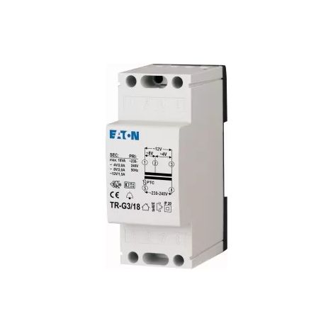 Eaton 272483 Klingel-Transformator 4 V/AC, 8 V/AC, 12 V/AC 2 A (1/2)