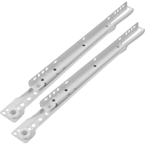 VILLCASE Lot de 2 glissières robustes pour clavier, tiroir ou plateau (1/5)