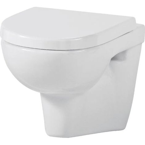 Les rois des sièges de toilettes Abattant WC Yasmine - Duroplast - Antibactérien - Frein de chute (1/5)