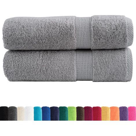 Essuie-mains de qualité supérieure SOLUND 2 pcs gris 600 g/m² (1/5)