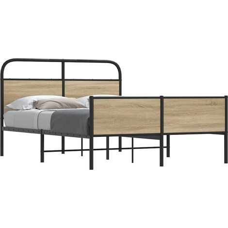 Cadre de lit sans matelas-Structure de lit 120x190 cm cm chêne sonoma 244400 (1/5)