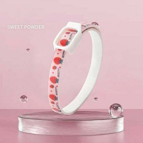 Collier vermifuge pour chat Collier anti-puces pour chien S (36CM) Fraise mignonne, (1/4)